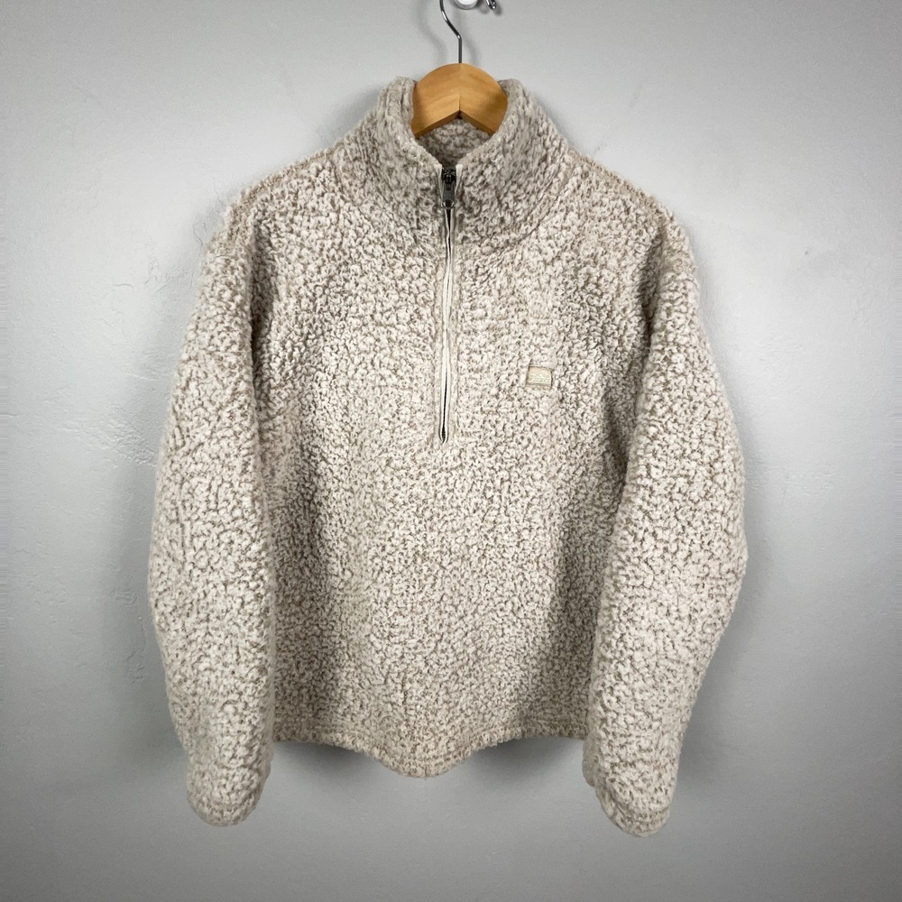 Rip Curl Fleece Sweater Men Medium 1/2 Zip Fuzzy Re-Issue Fit Surf Skate 90s Y2K